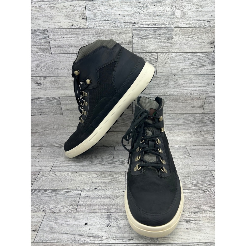Timberland Mens Ankle Boots Black Leather Lace Up‎ Casual Shoes A2BPW Size 11